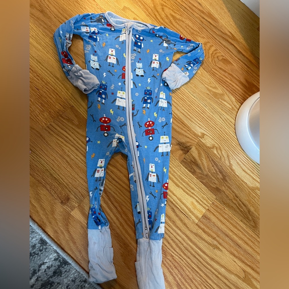 Little sleepies robot zippy 6-12 months